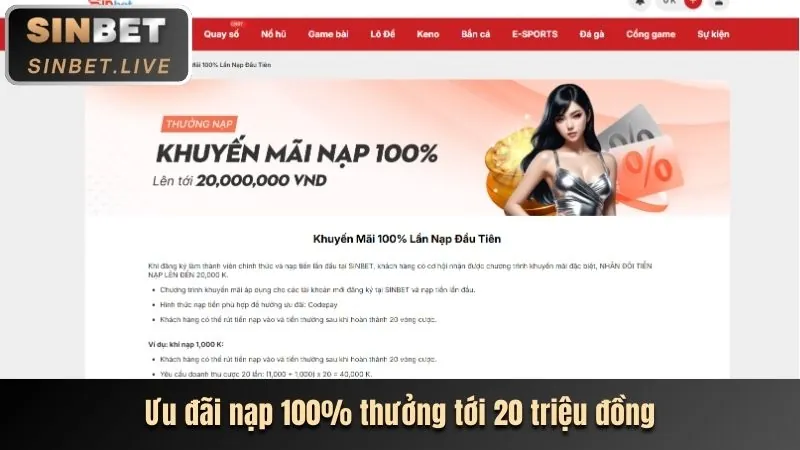 Tiền thưởng chào mừng g666 apk